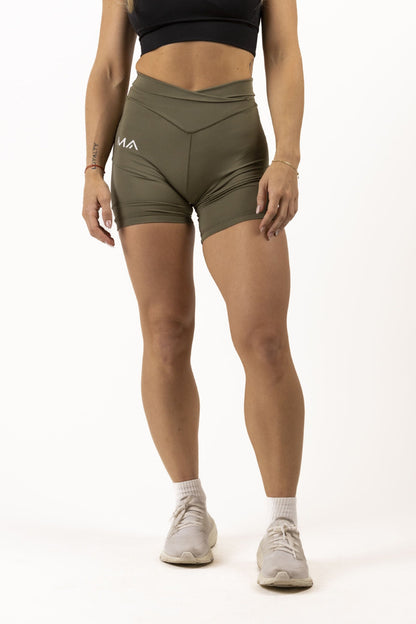 Women Shorts - Green