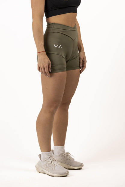 Women Shorts - Green